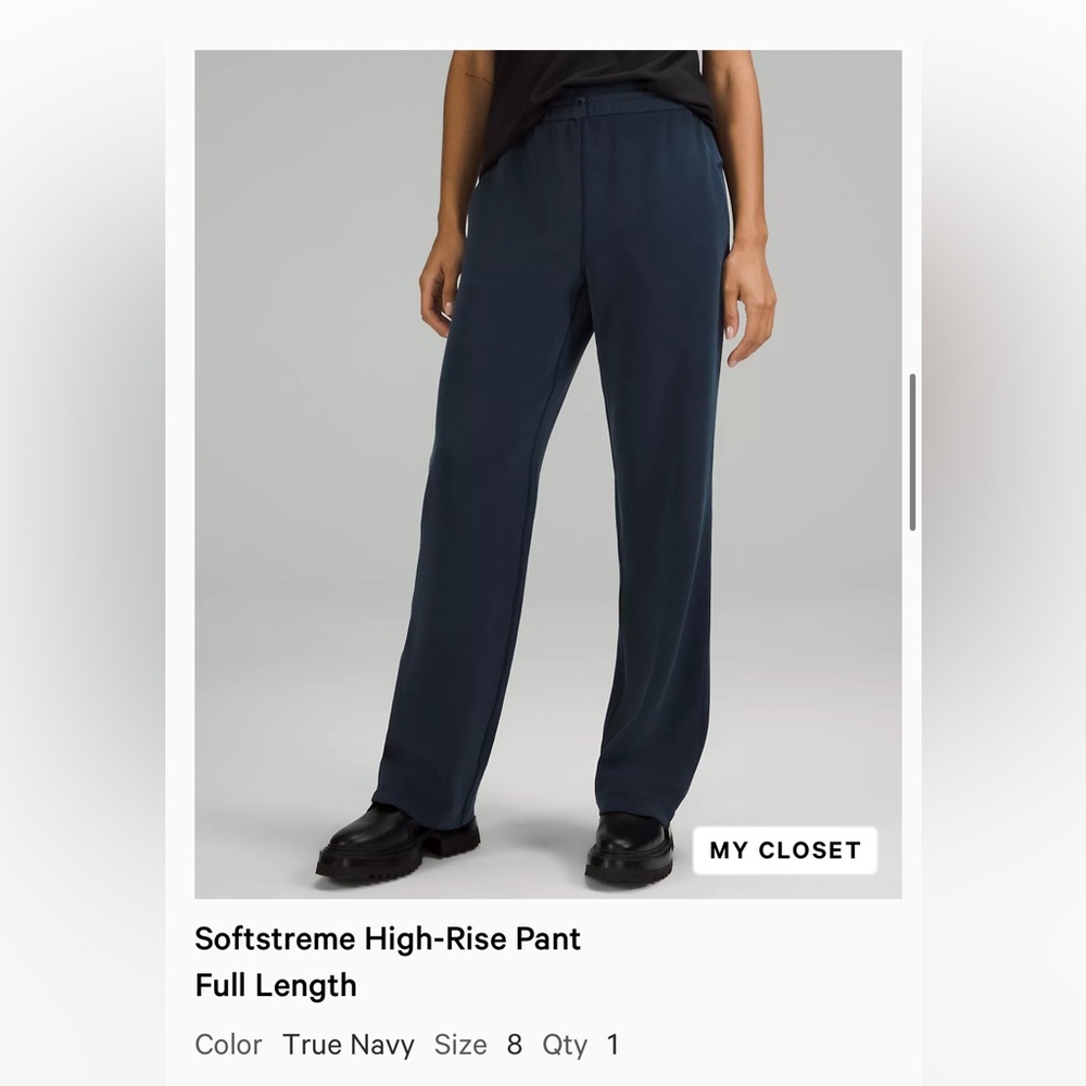 Lululemon softstreme pant